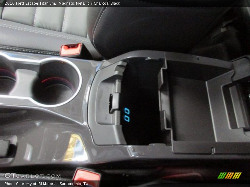 Magnetic Metallic / Charcoal Black 2016 Ford Escape Titanium
