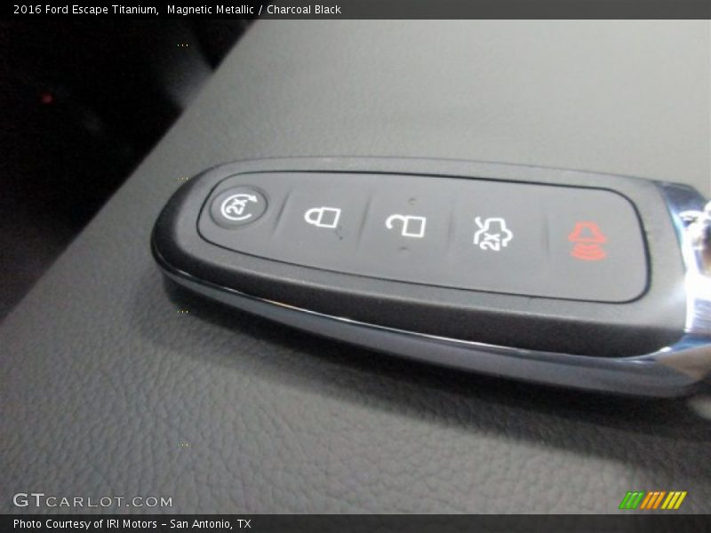 Magnetic Metallic / Charcoal Black 2016 Ford Escape Titanium