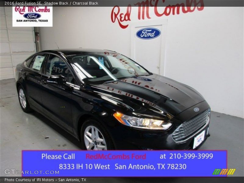 Shadow Black / Charcoal Black 2016 Ford Fusion SE