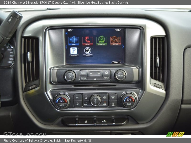 Silver Ice Metallic / Jet Black/Dark Ash 2014 Chevrolet Silverado 1500 LT Double Cab 4x4