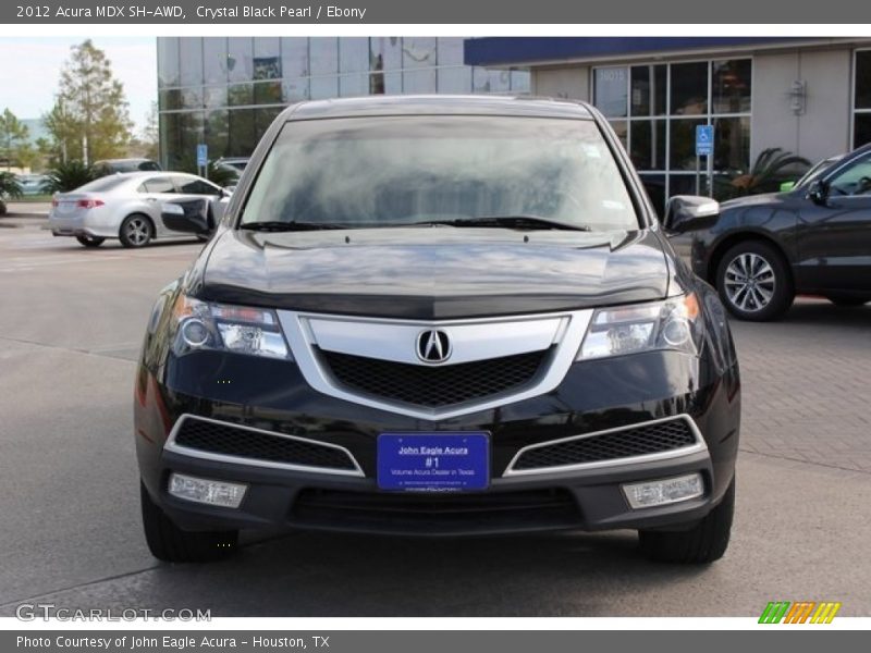 Crystal Black Pearl / Ebony 2012 Acura MDX SH-AWD