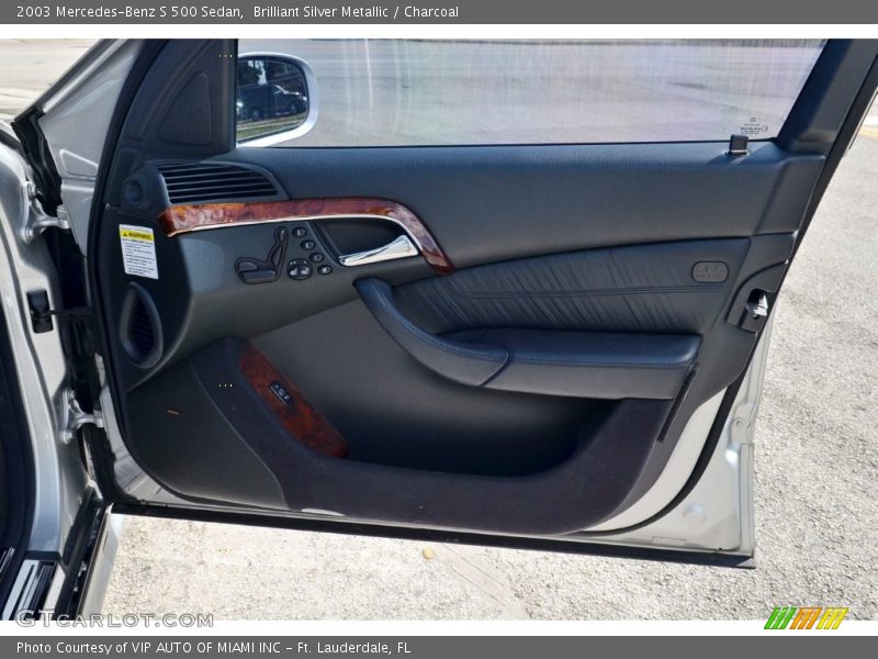 Brilliant Silver Metallic / Charcoal 2003 Mercedes-Benz S 500 Sedan