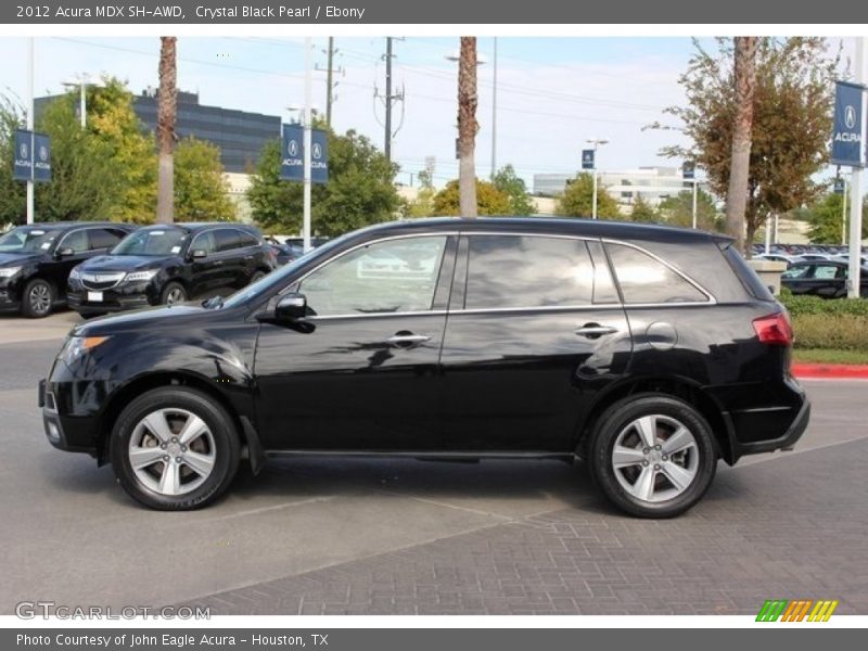 Crystal Black Pearl / Ebony 2012 Acura MDX SH-AWD