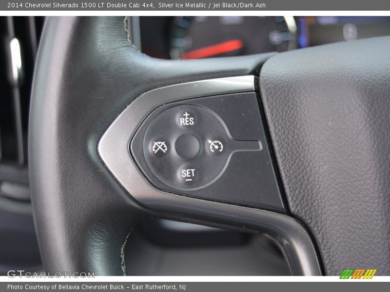 Silver Ice Metallic / Jet Black/Dark Ash 2014 Chevrolet Silverado 1500 LT Double Cab 4x4