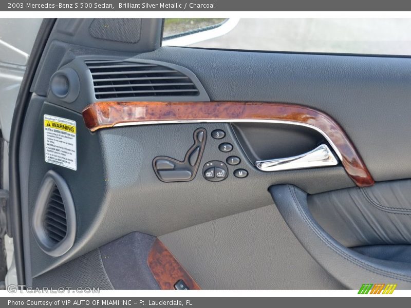 Brilliant Silver Metallic / Charcoal 2003 Mercedes-Benz S 500 Sedan