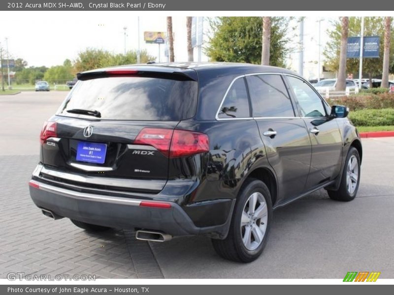 Crystal Black Pearl / Ebony 2012 Acura MDX SH-AWD