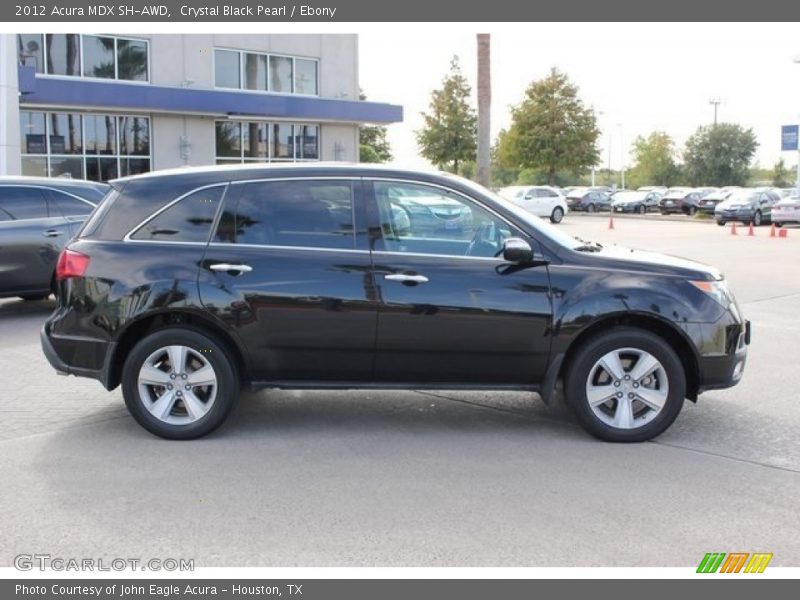 Crystal Black Pearl / Ebony 2012 Acura MDX SH-AWD