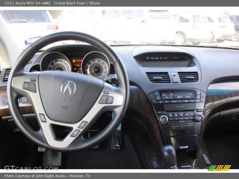 Crystal Black Pearl / Ebony 2012 Acura MDX SH-AWD