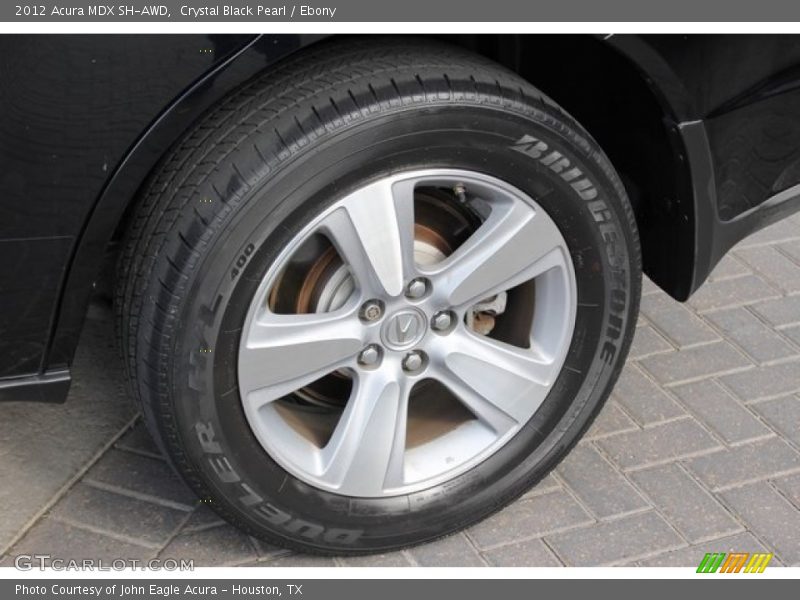 Crystal Black Pearl / Ebony 2012 Acura MDX SH-AWD
