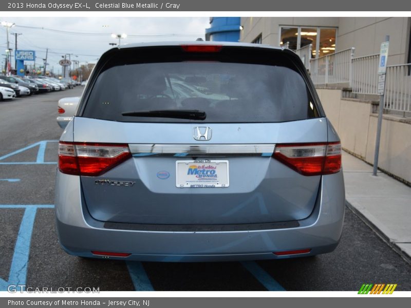 Celestial Blue Metallic / Gray 2013 Honda Odyssey EX-L