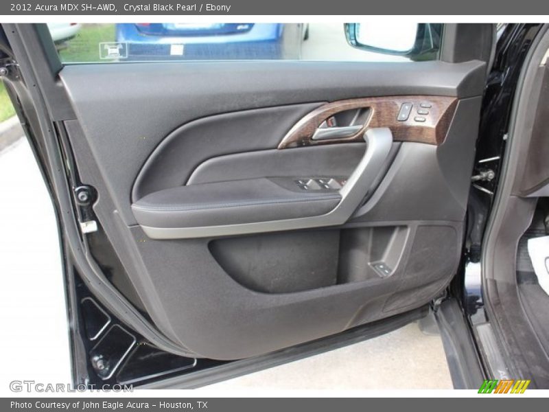 Crystal Black Pearl / Ebony 2012 Acura MDX SH-AWD