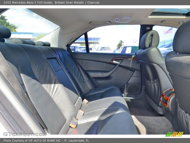 Brilliant Silver Metallic / Charcoal 2003 Mercedes-Benz S 500 Sedan