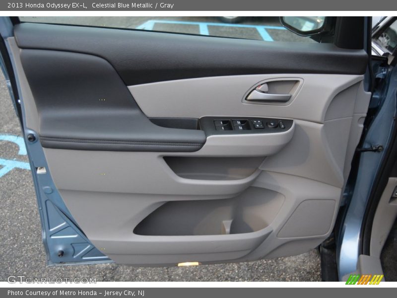 Celestial Blue Metallic / Gray 2013 Honda Odyssey EX-L