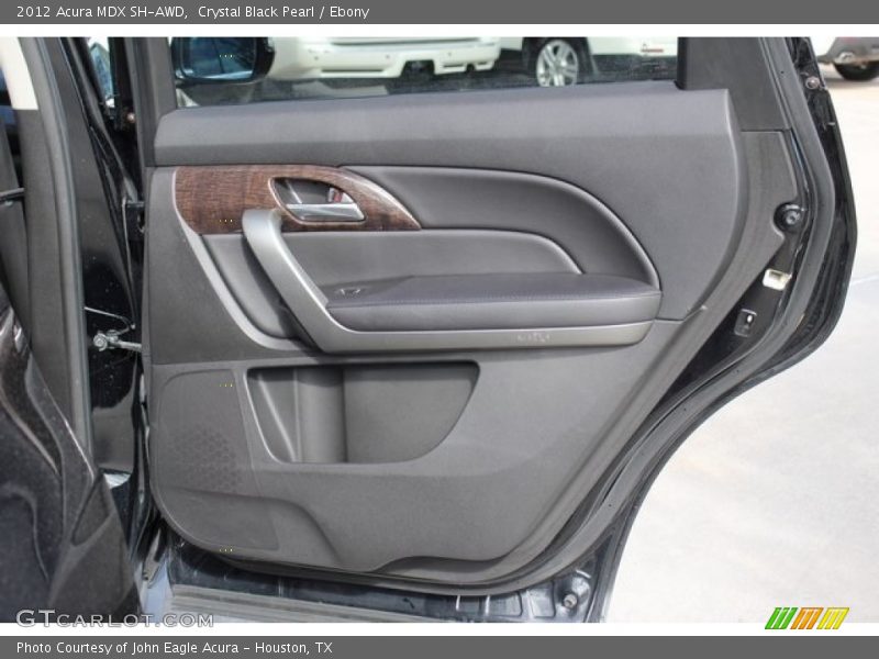 Crystal Black Pearl / Ebony 2012 Acura MDX SH-AWD