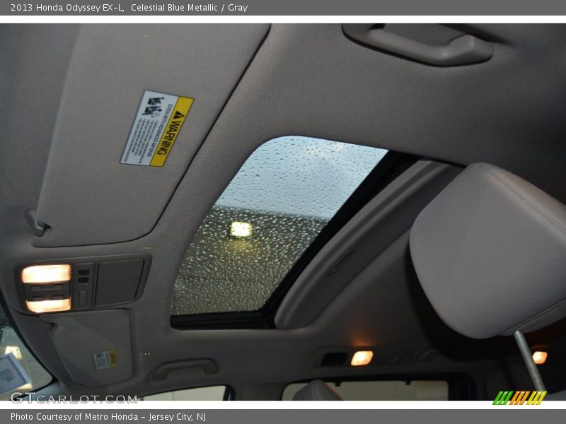 Celestial Blue Metallic / Gray 2013 Honda Odyssey EX-L