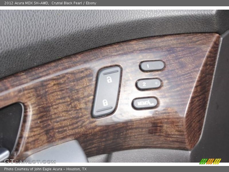 Crystal Black Pearl / Ebony 2012 Acura MDX SH-AWD