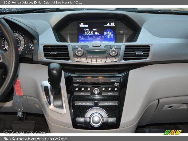 Celestial Blue Metallic / Gray 2013 Honda Odyssey EX-L