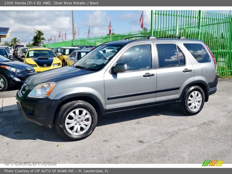 Silver Moss Metallic / Black 2005 Honda CR-V EX 4WD