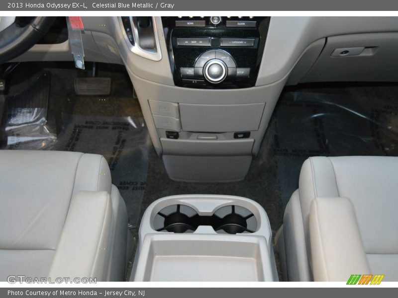Celestial Blue Metallic / Gray 2013 Honda Odyssey EX-L