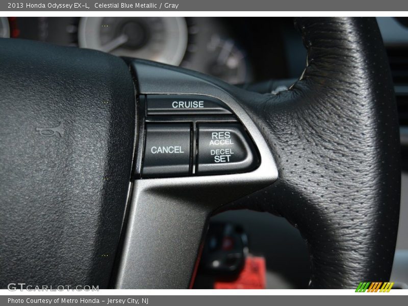 Celestial Blue Metallic / Gray 2013 Honda Odyssey EX-L