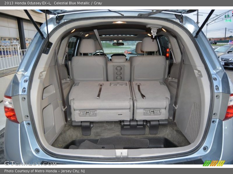 Celestial Blue Metallic / Gray 2013 Honda Odyssey EX-L