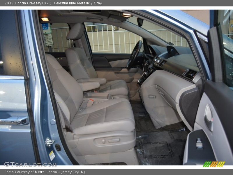 Celestial Blue Metallic / Gray 2013 Honda Odyssey EX-L
