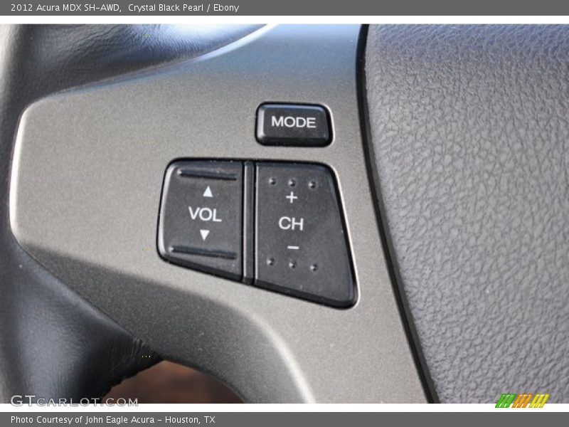 Crystal Black Pearl / Ebony 2012 Acura MDX SH-AWD
