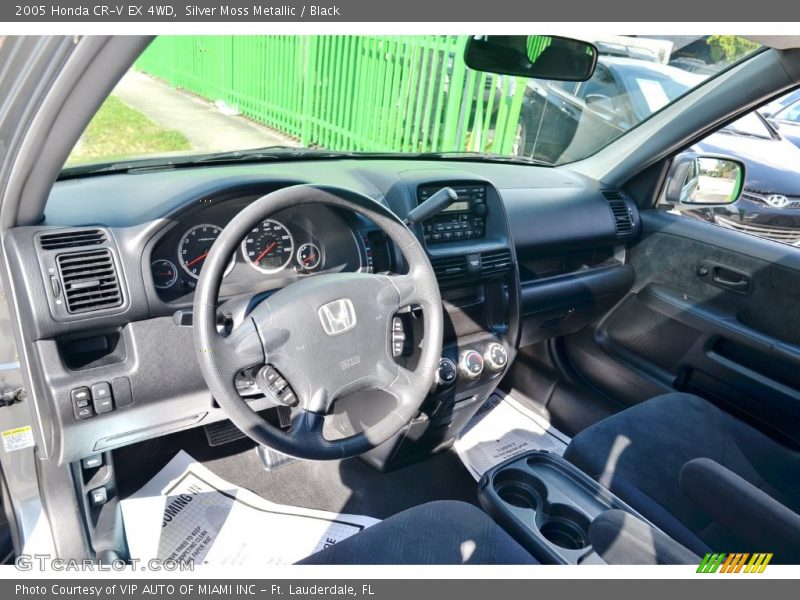 Silver Moss Metallic / Black 2005 Honda CR-V EX 4WD