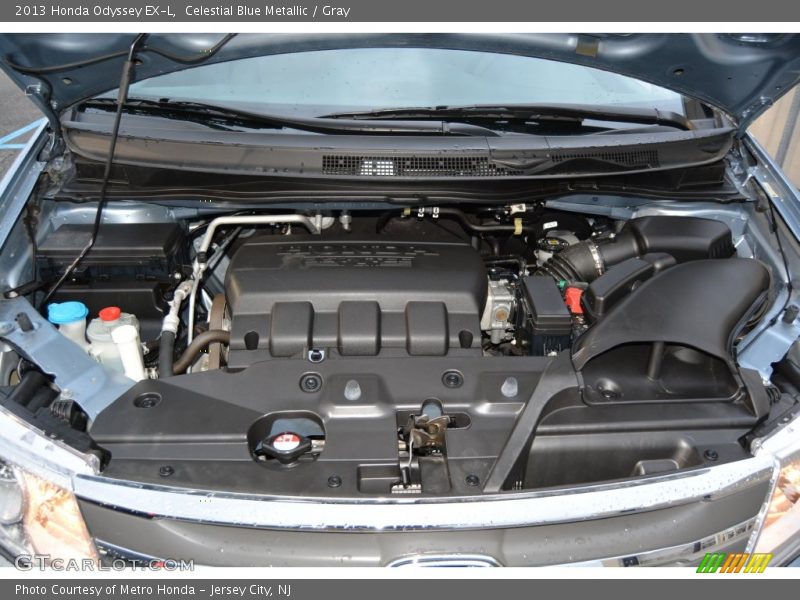 Celestial Blue Metallic / Gray 2013 Honda Odyssey EX-L