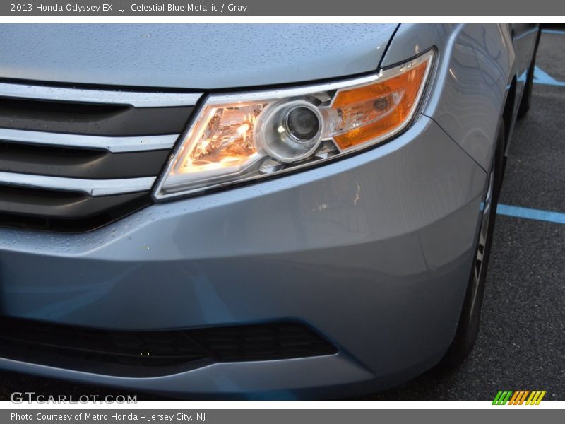 Celestial Blue Metallic / Gray 2013 Honda Odyssey EX-L