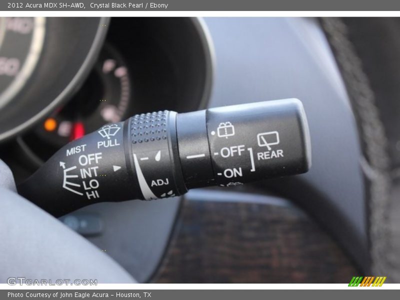 Crystal Black Pearl / Ebony 2012 Acura MDX SH-AWD