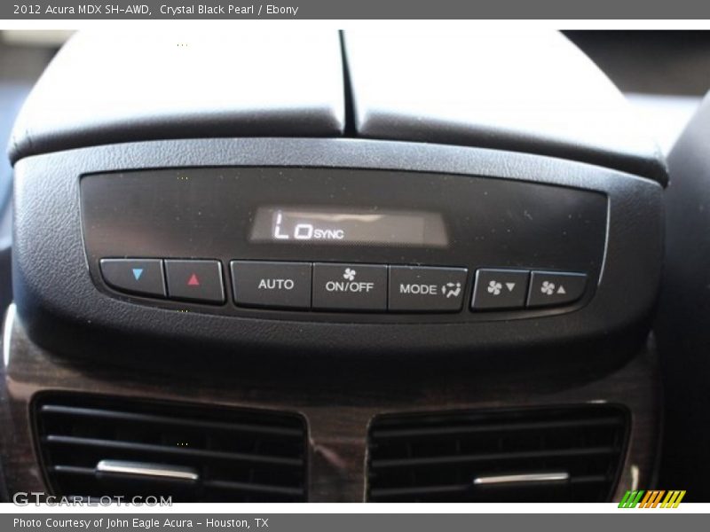 Crystal Black Pearl / Ebony 2012 Acura MDX SH-AWD