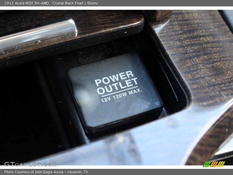 Crystal Black Pearl / Ebony 2012 Acura MDX SH-AWD