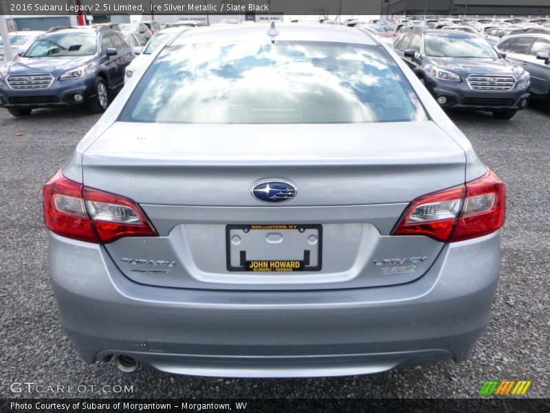 Ice Silver Metallic / Slate Black 2016 Subaru Legacy 2.5i Limited