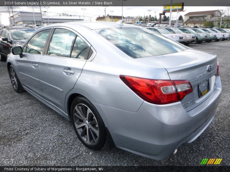 Ice Silver Metallic / Slate Black 2016 Subaru Legacy 2.5i Limited