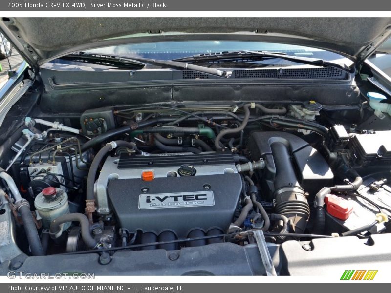 Silver Moss Metallic / Black 2005 Honda CR-V EX 4WD