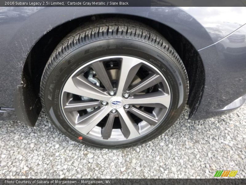 Carbide Gray Metallic / Slate Black 2016 Subaru Legacy 2.5i Limited