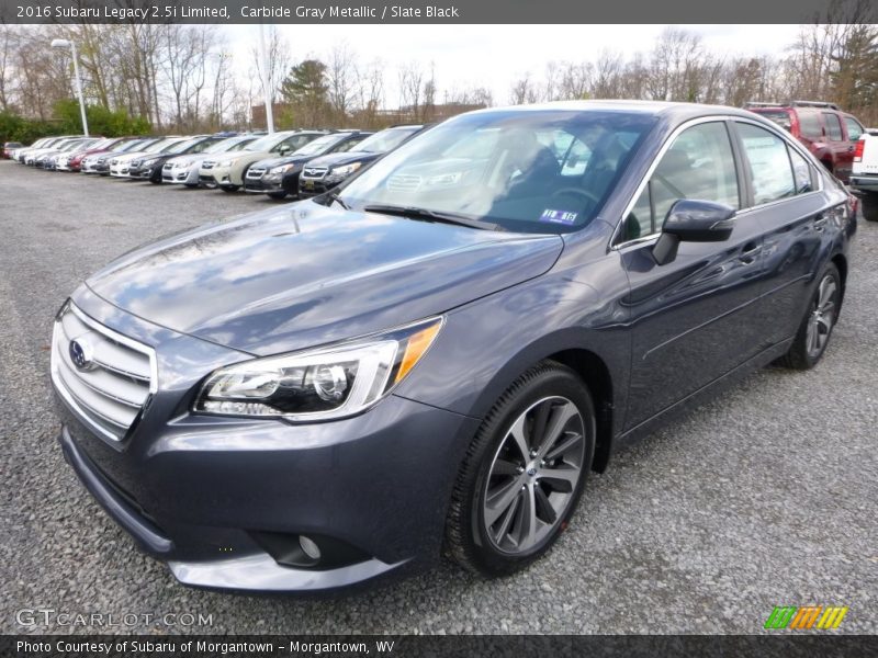 Carbide Gray Metallic / Slate Black 2016 Subaru Legacy 2.5i Limited