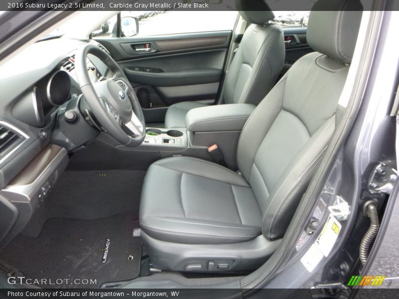 Carbide Gray Metallic / Slate Black 2016 Subaru Legacy 2.5i Limited