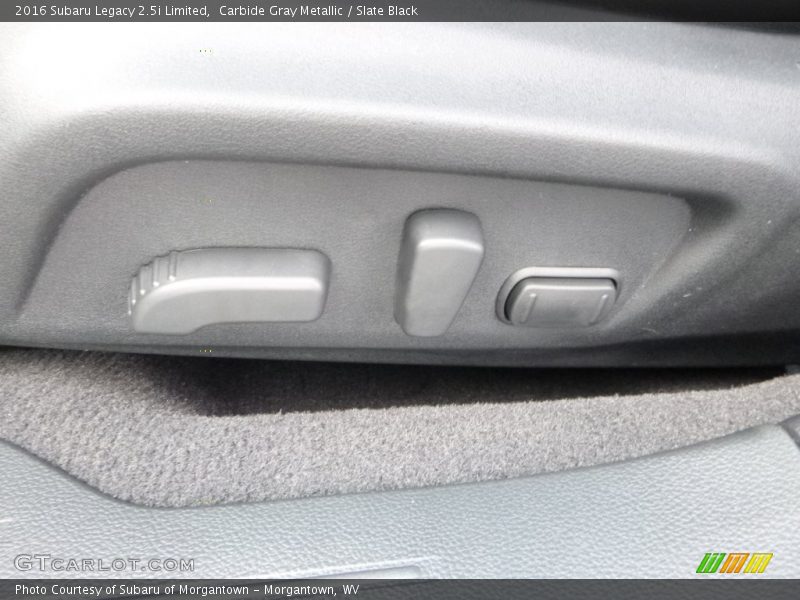 Carbide Gray Metallic / Slate Black 2016 Subaru Legacy 2.5i Limited