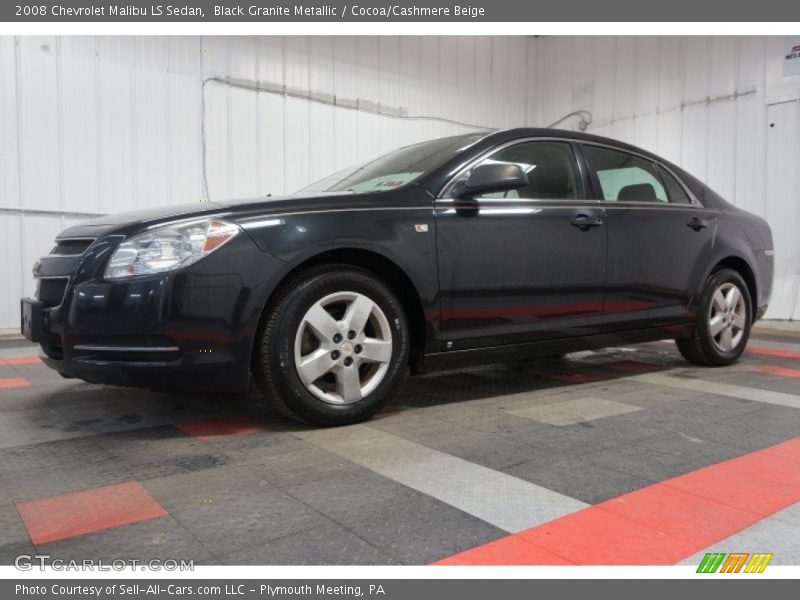 Black Granite Metallic / Cocoa/Cashmere Beige 2008 Chevrolet Malibu LS Sedan