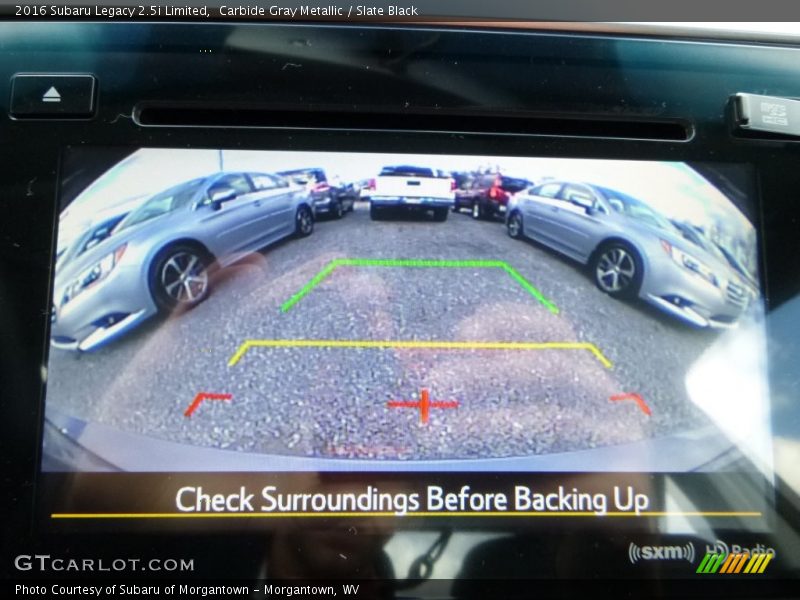 Carbide Gray Metallic / Slate Black 2016 Subaru Legacy 2.5i Limited