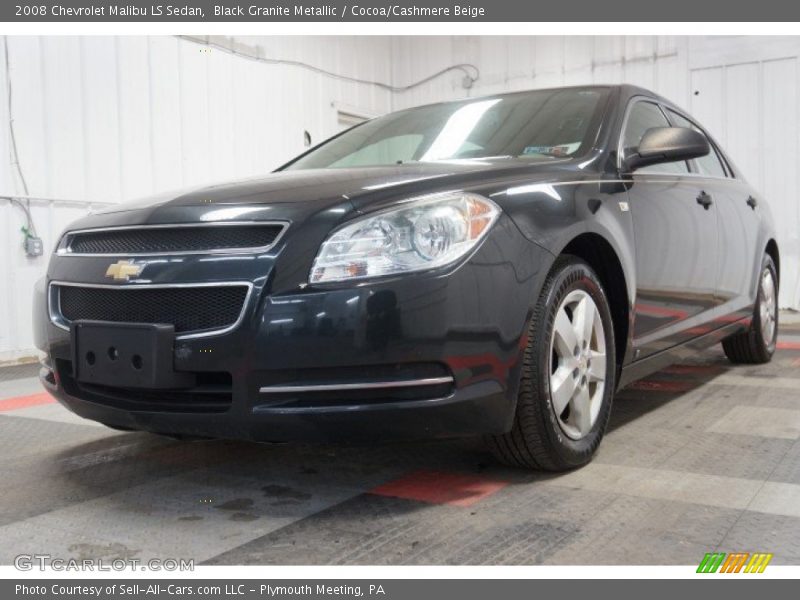 Black Granite Metallic / Cocoa/Cashmere Beige 2008 Chevrolet Malibu LS Sedan