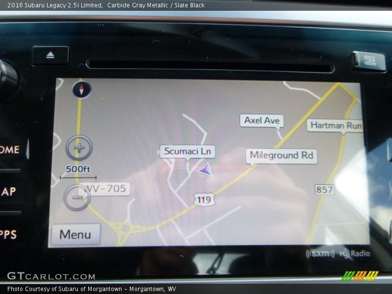Carbide Gray Metallic / Slate Black 2016 Subaru Legacy 2.5i Limited