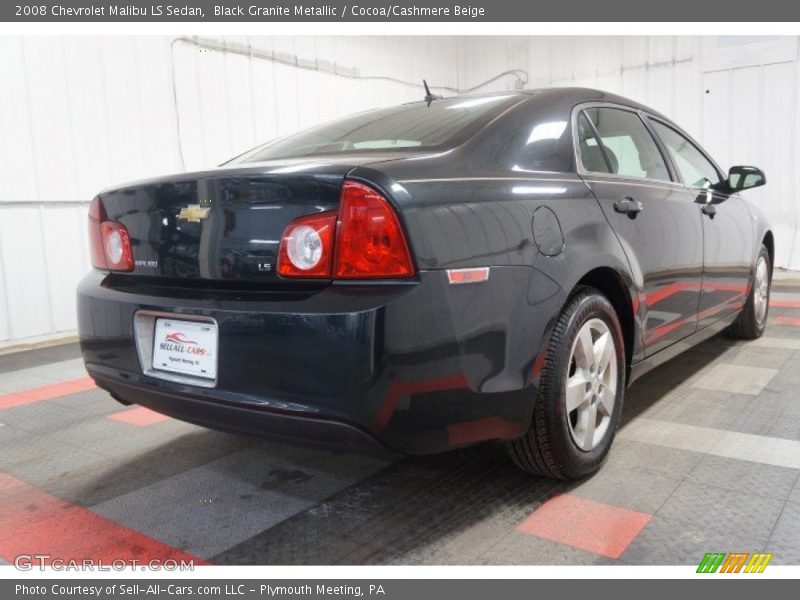 Black Granite Metallic / Cocoa/Cashmere Beige 2008 Chevrolet Malibu LS Sedan