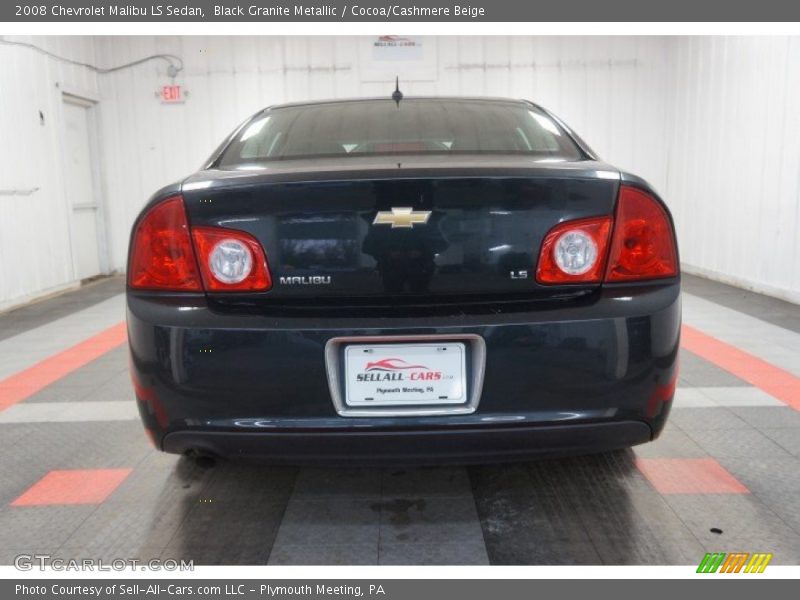 Black Granite Metallic / Cocoa/Cashmere Beige 2008 Chevrolet Malibu LS Sedan
