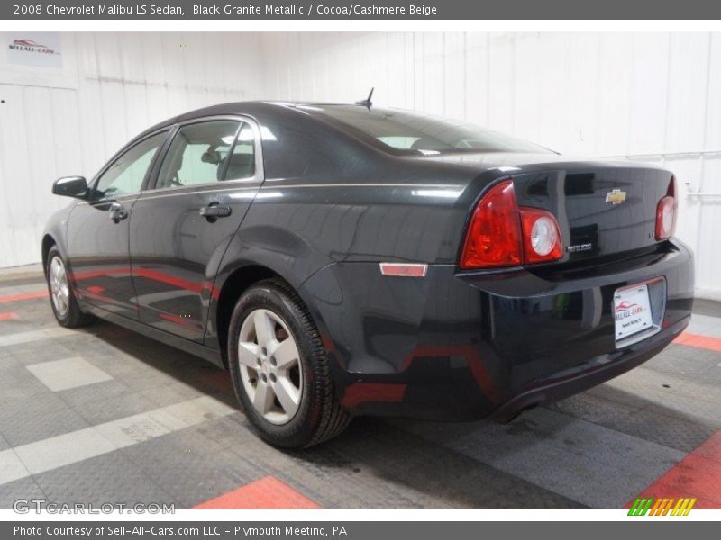 Black Granite Metallic / Cocoa/Cashmere Beige 2008 Chevrolet Malibu LS Sedan