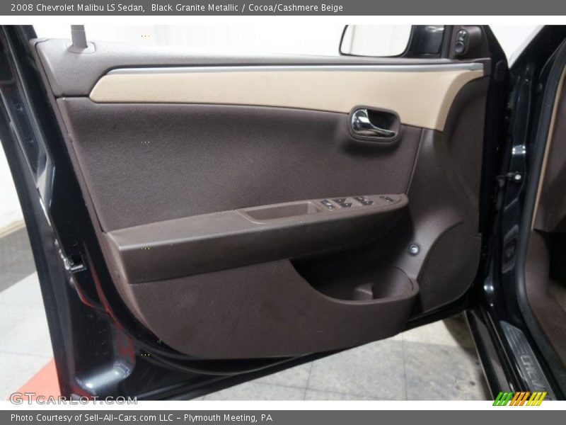 Black Granite Metallic / Cocoa/Cashmere Beige 2008 Chevrolet Malibu LS Sedan