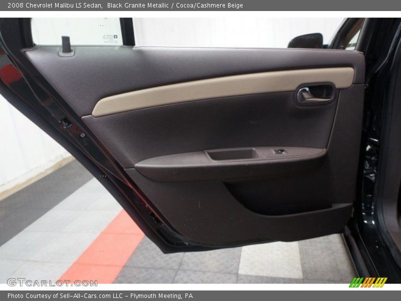 Black Granite Metallic / Cocoa/Cashmere Beige 2008 Chevrolet Malibu LS Sedan