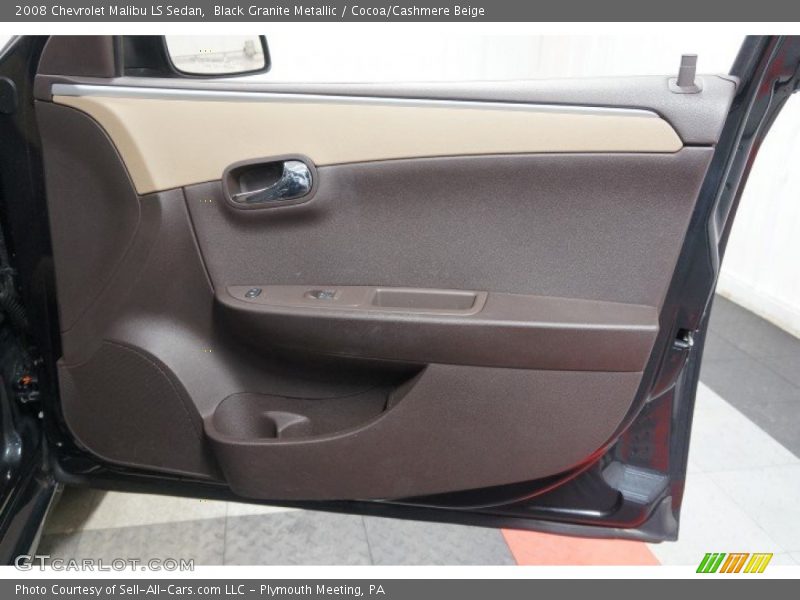 Black Granite Metallic / Cocoa/Cashmere Beige 2008 Chevrolet Malibu LS Sedan